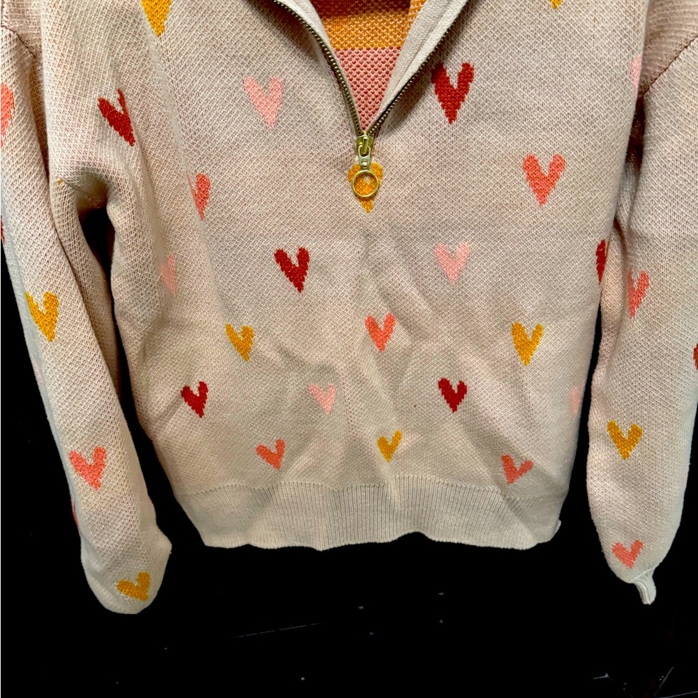 Hearts sweater